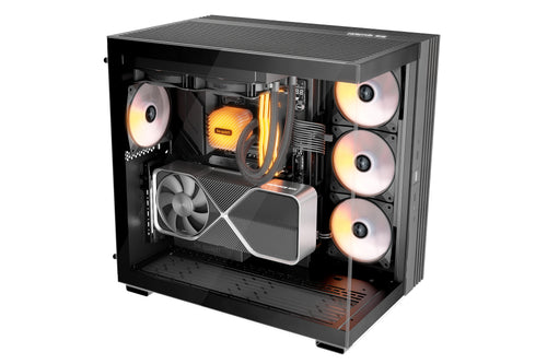 Blackout Edition Gaming PC | be quiet! Light Base 600 LX | Ryzen X3D | RTX 50