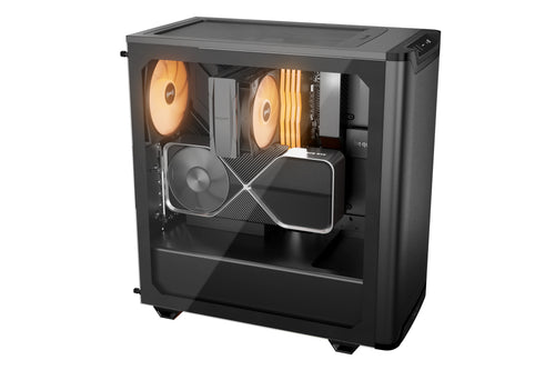 Blackout Edition Gaming PC | be quiet! Pure Base 501 LX | Ryzen X3D | RTX 50