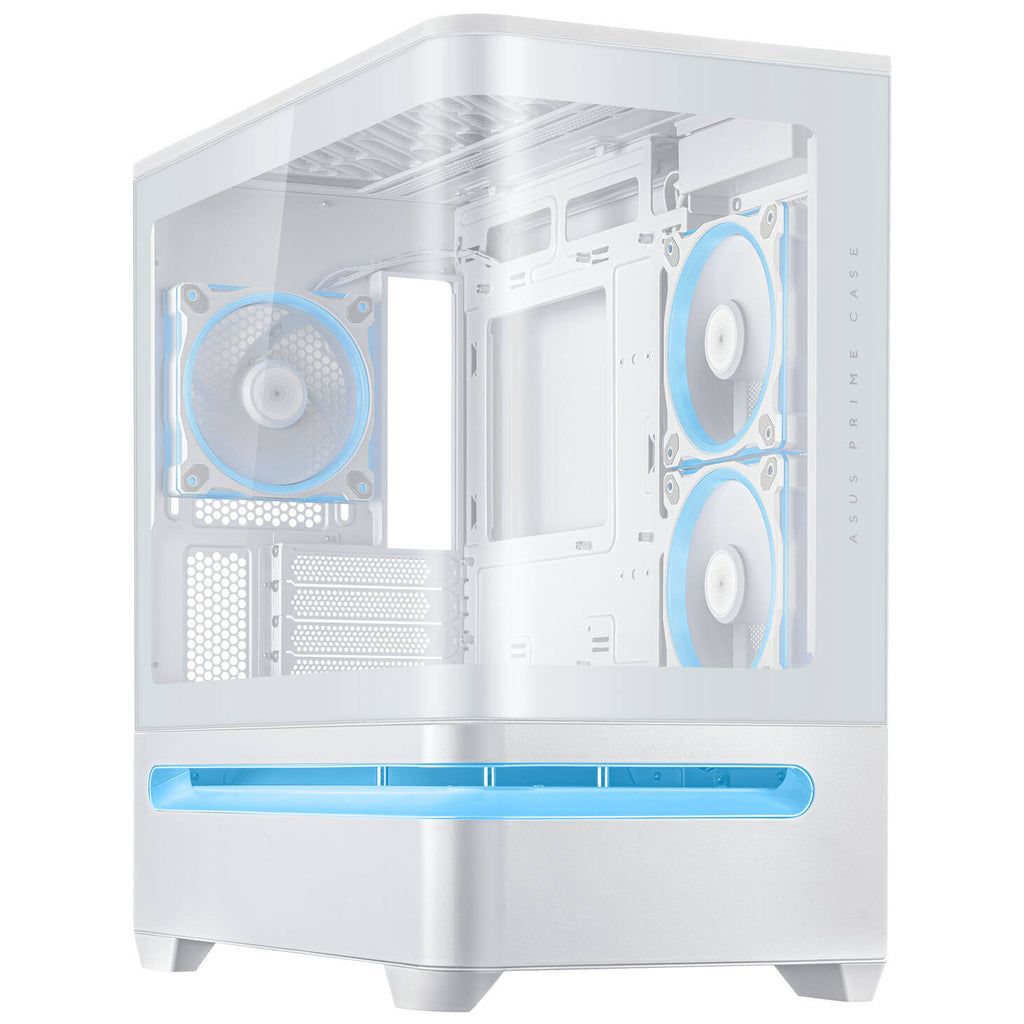 White Edition Gaming PC | ASUS Prime AP202 | Ryzen X3D | RTX 50 Series