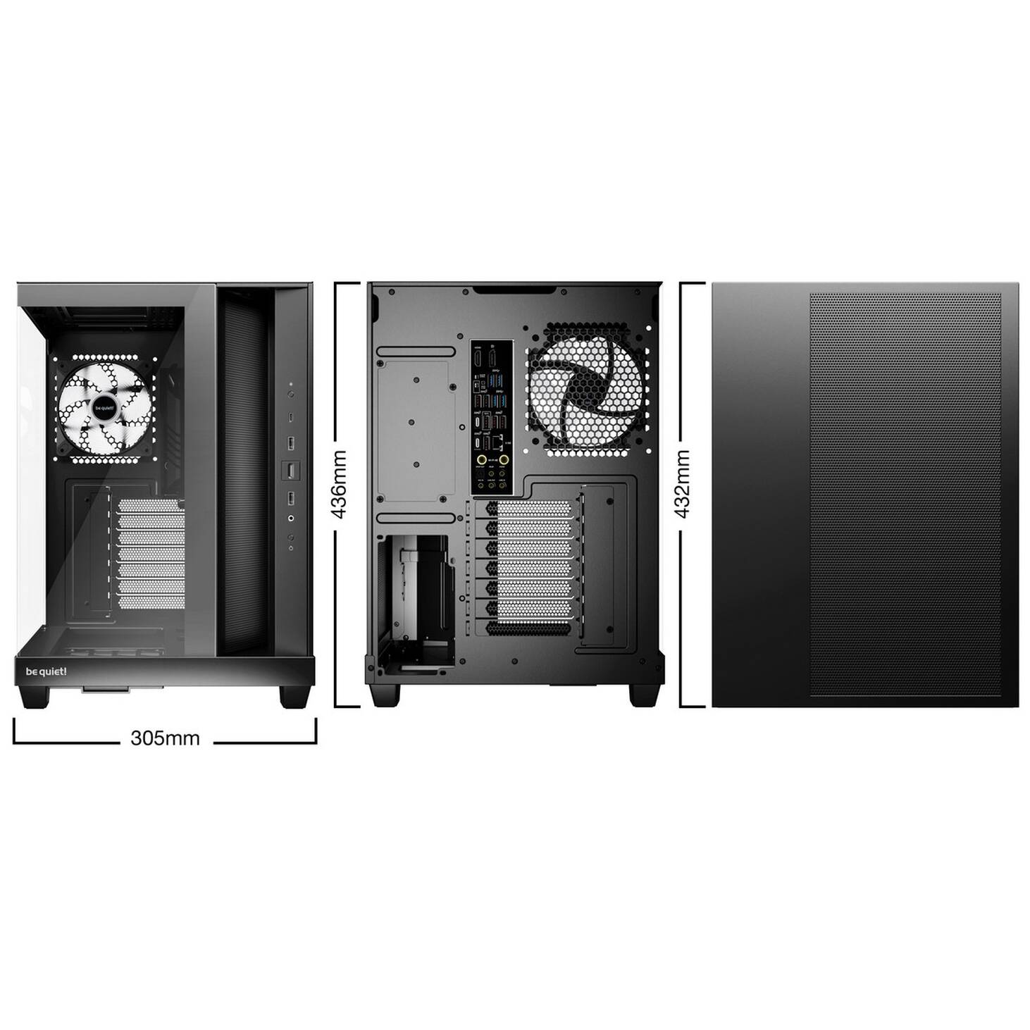 Blackout Edition Gaming PC | be quiet! Light Base 500 LX | Ryzen X3D | RTX 50 Series