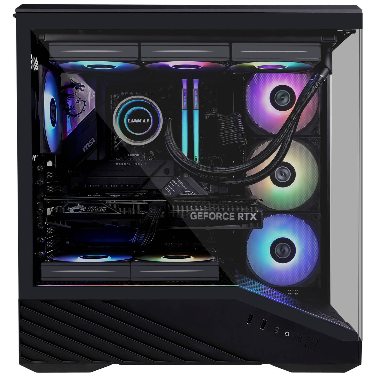 Gaming PC Lian Li Vector V100/ Ryzen 7 7800X3D + Nvidia RTX 5060