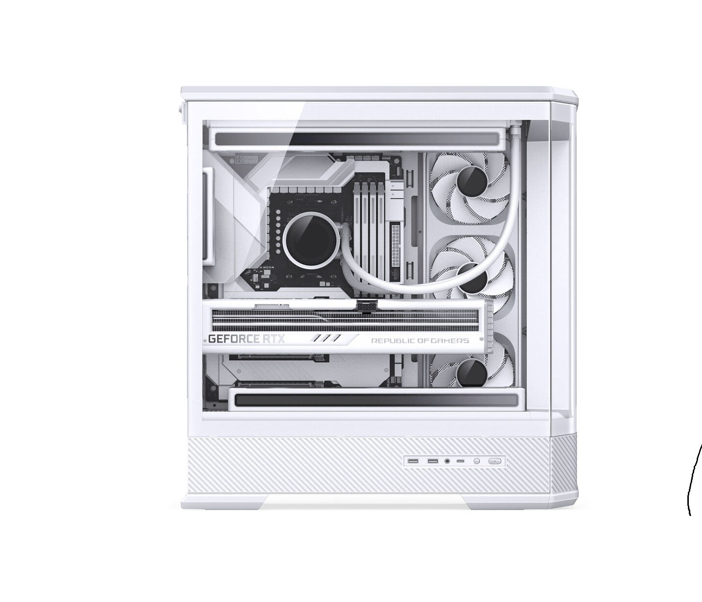 Jonsbo D400 Gaming PC / Nvidia RTX 5060 + Ryzen 7 7800X3D