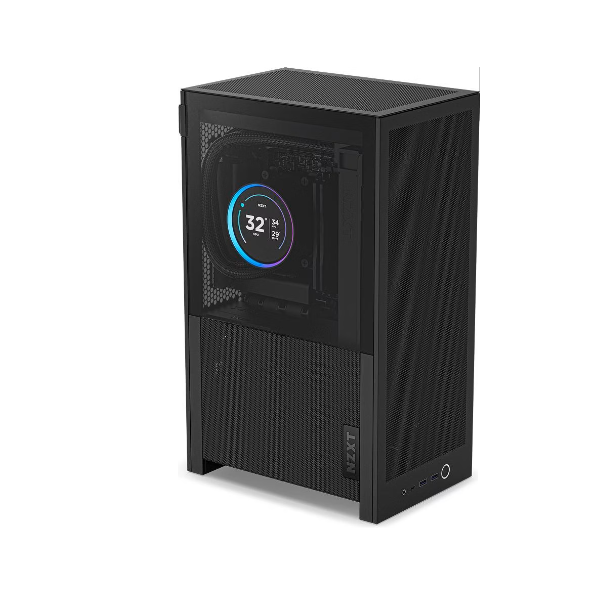 NZXT H2 Flow (2026) Mini ITX Gaming PC/ Nvidia RTX 5060 + Ryzen 7 7800X3D